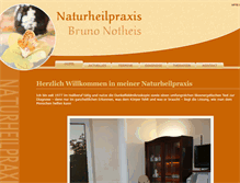 Tablet Screenshot of naturheilpraxis-brunonotheis.de
